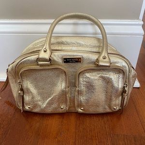 Gold Kate Spade Bag